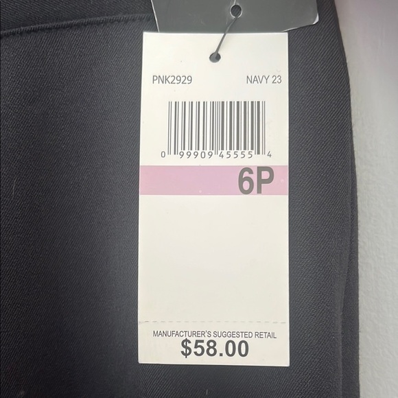 Navy Tailored Pants - Picture 7 of 10